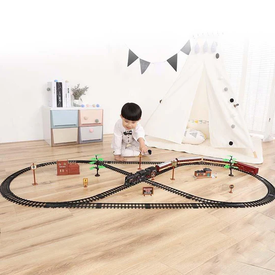 Ultimate 39-Piece HO Scale Train Collection with Real Smoke & Lights