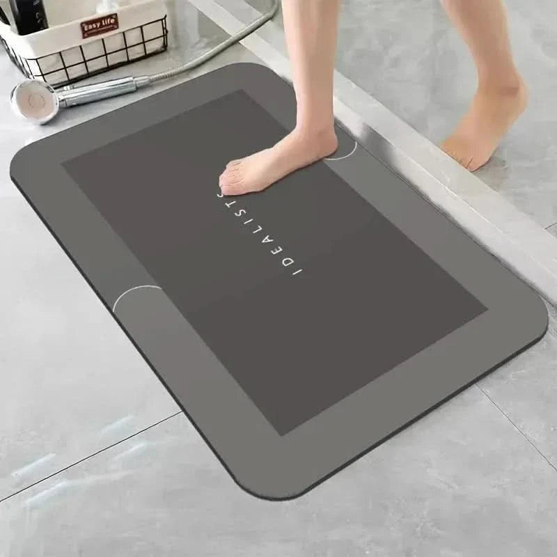Diatomaceous Earth Bath Mat for Quick Drying and Comfort