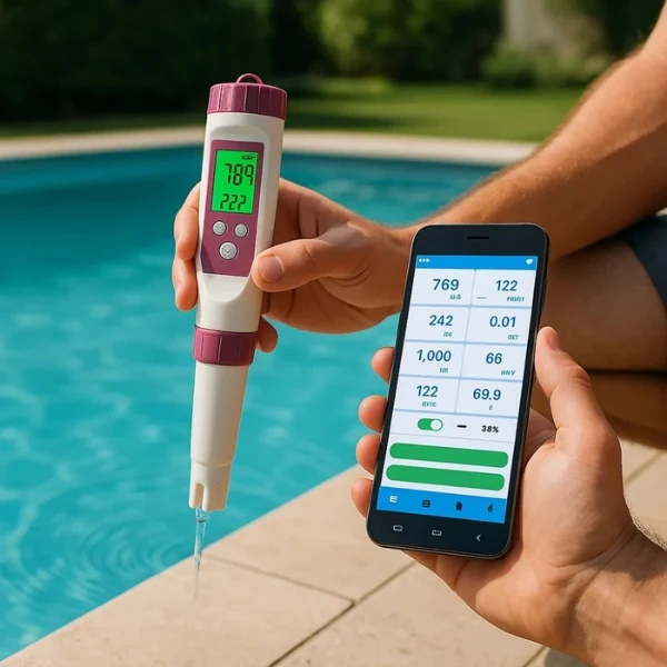 Versatile 7-in-1 Smart Water Quality Analyzer with App Integration