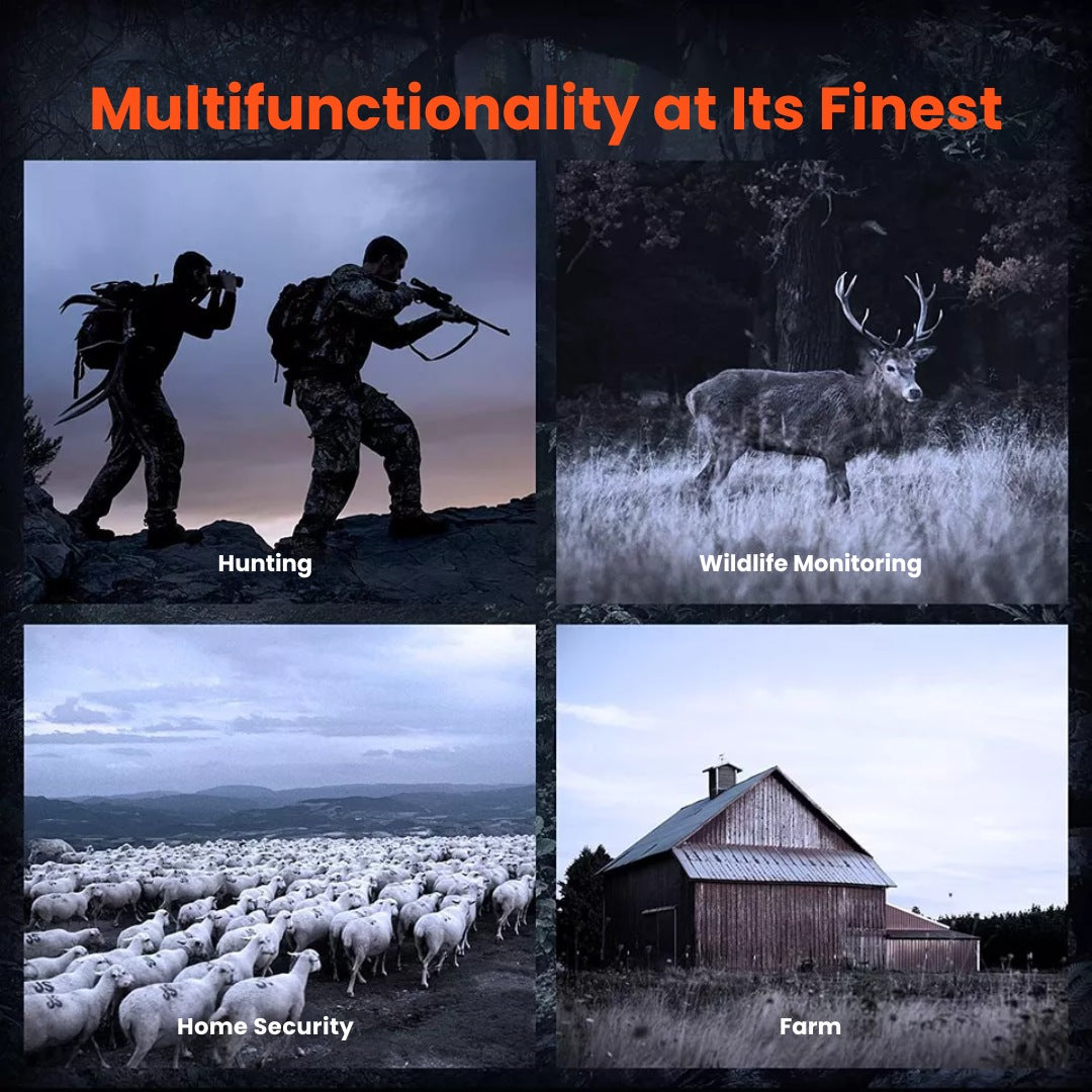 High-Performance Night Vision Binoculars – 5x Zoom & Infrared