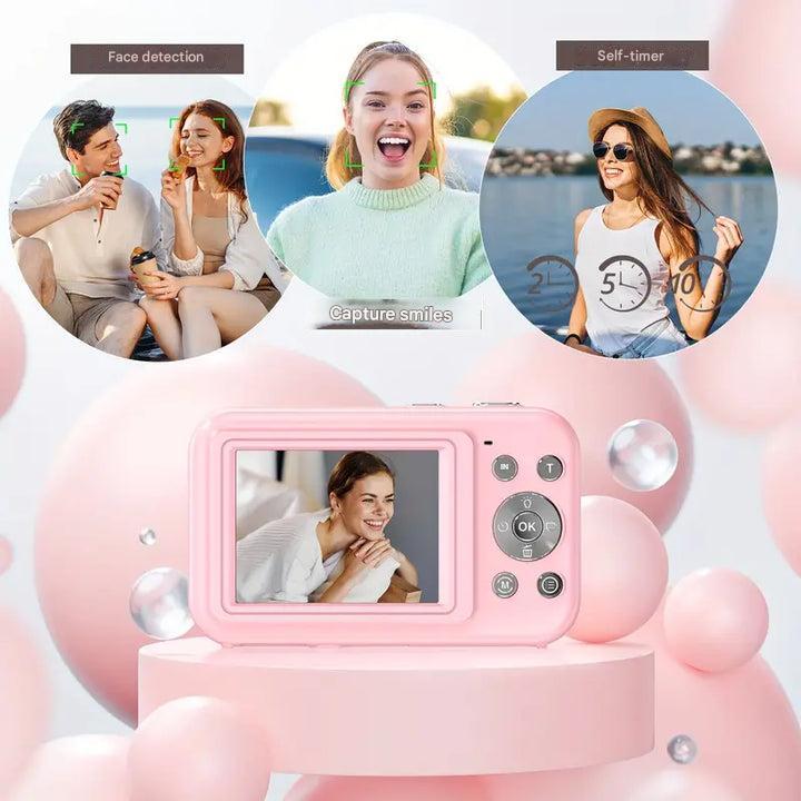 Vintage Digital Camera | Retro Style Moments | One-Click Operation