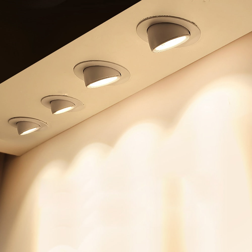 Adjustable LED Ceiling Light with Dimmable Options, 7W-20W