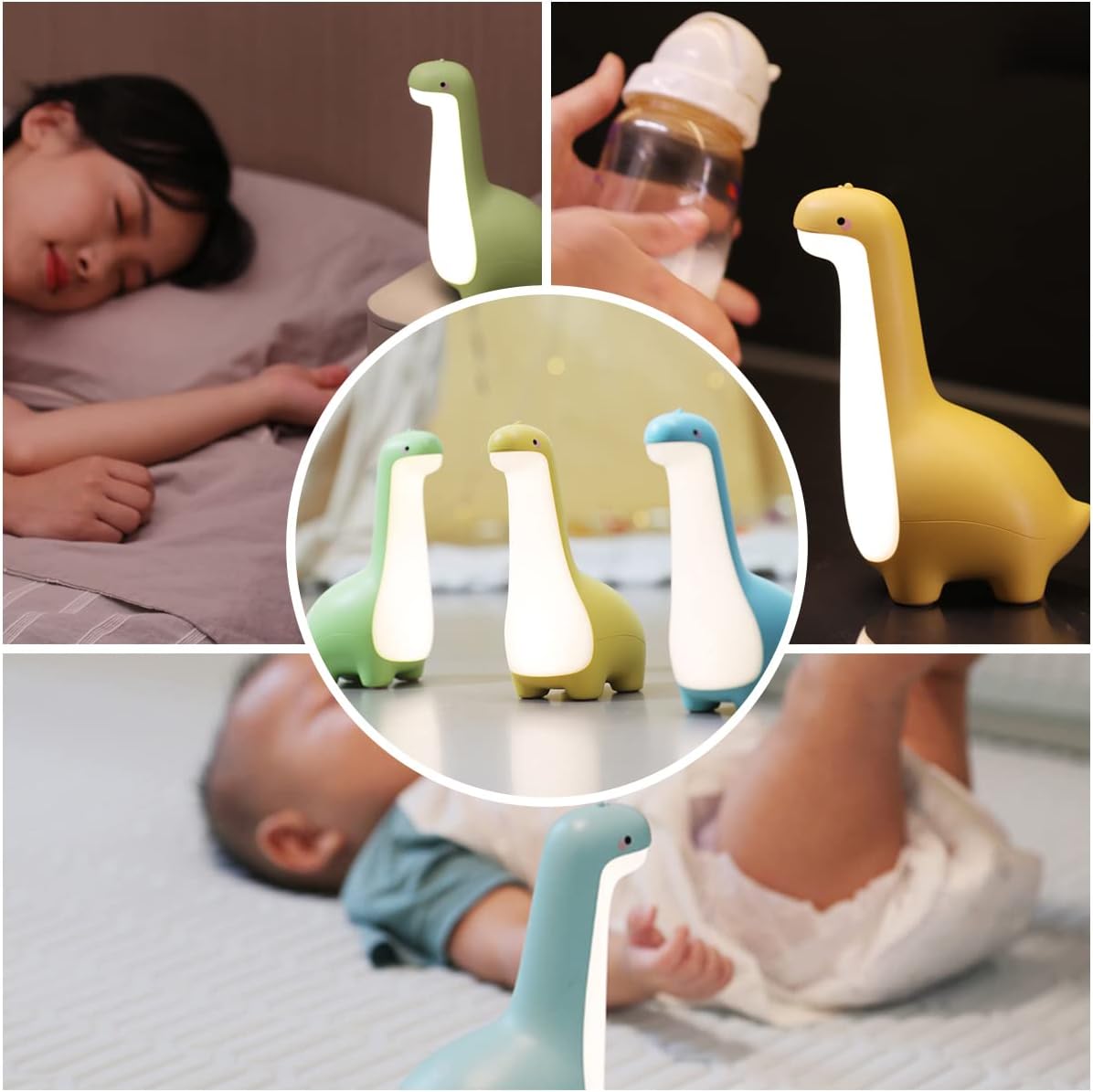 Cozy Dino Glow Night Light for Kids' Sweet Dreams