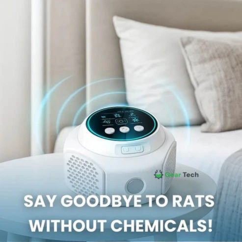 Eco-Friendly Ultrasonic Rodent Defense – 3200 Sq Ft Coverage