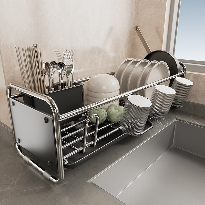 Compact Dish Drying Rack – Efficient Kitchen Organizer