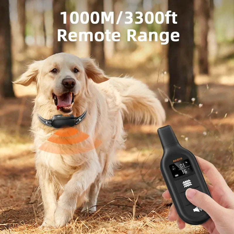 Durable Remote-Controlled Dog Training Collar – Waterproof & Rechargeable