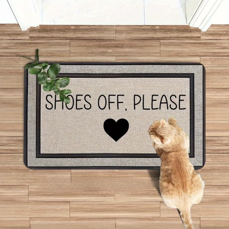 Stylish Indoor Welcome Mat with Non-Slip Backing