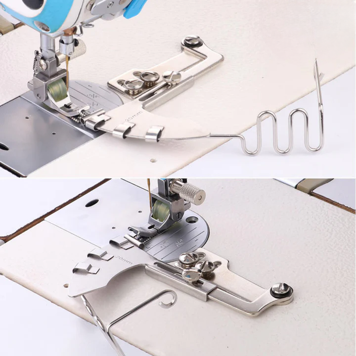 Double Fold Binding Attachment | Automatic Double Fold Guide | Stainless Steel