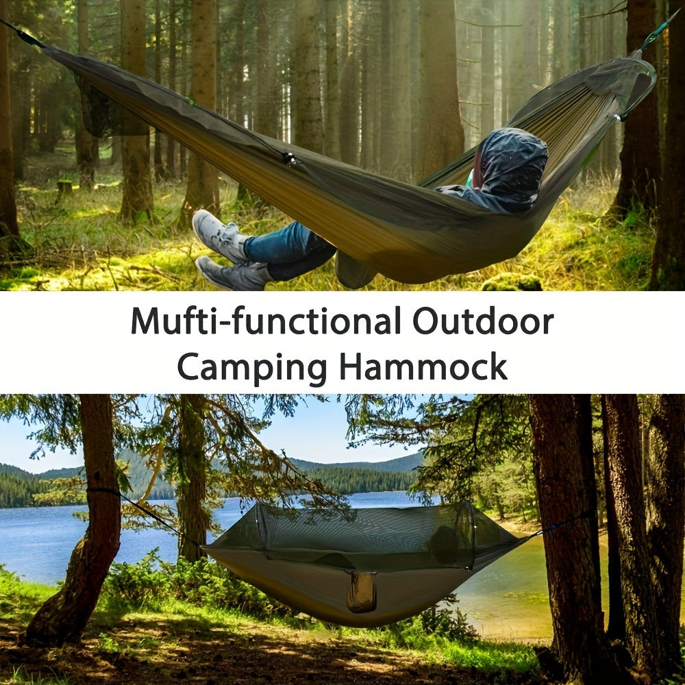 Spacious Outdoor Hammock with Insect Protection Net