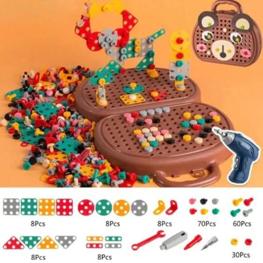 3D Electric Drill Set for Kids
