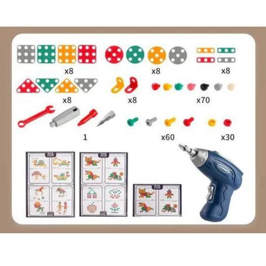 3D Electric Drill Set for Kids