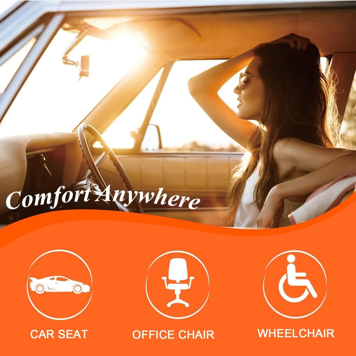 Elevate Your Drive: Comfort Booster Cushion for Height & Support