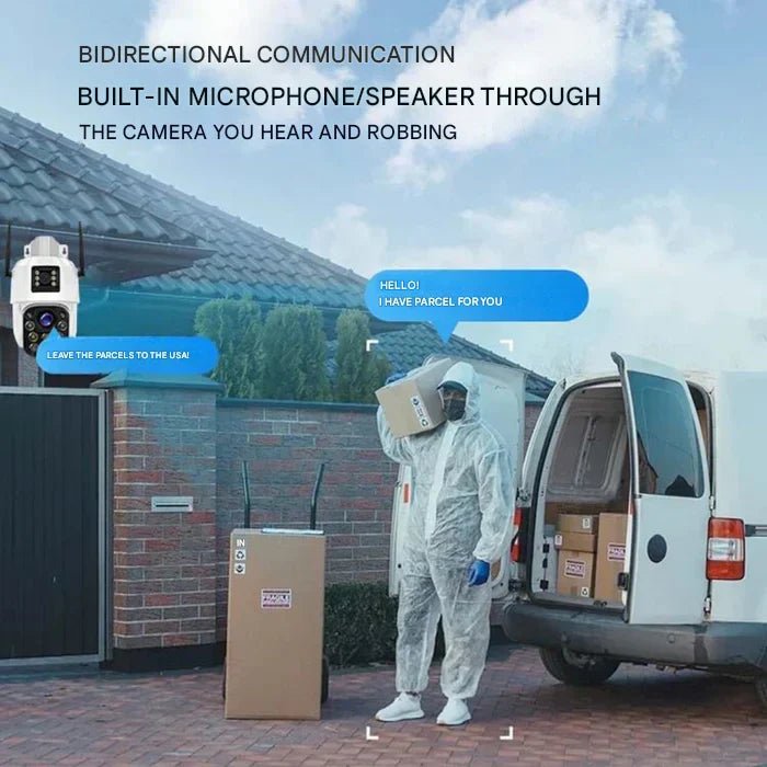 SunShield 4K Wireless Security Camera with 360° Coverage