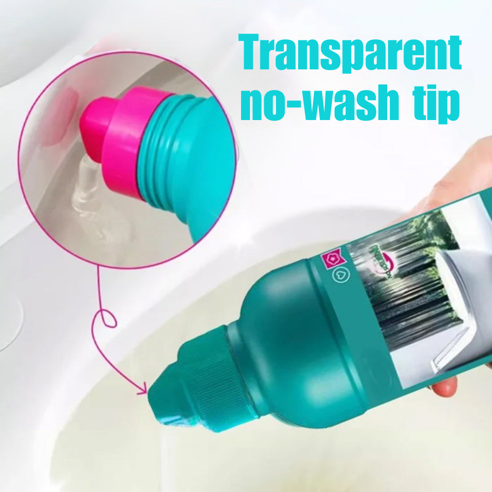Fragrant Toilet Cleaning Gel with Precision Nozzle – Gel Formula, Forest Fresh
