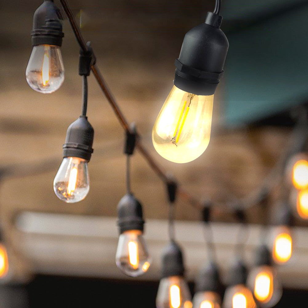 All-Weather Solar LED String Lights for Outdoor Ambiance