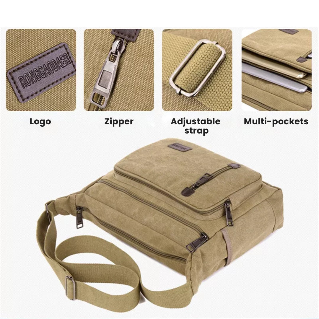 Versatile and Spacious Messenger Bag for Everyday Adventures