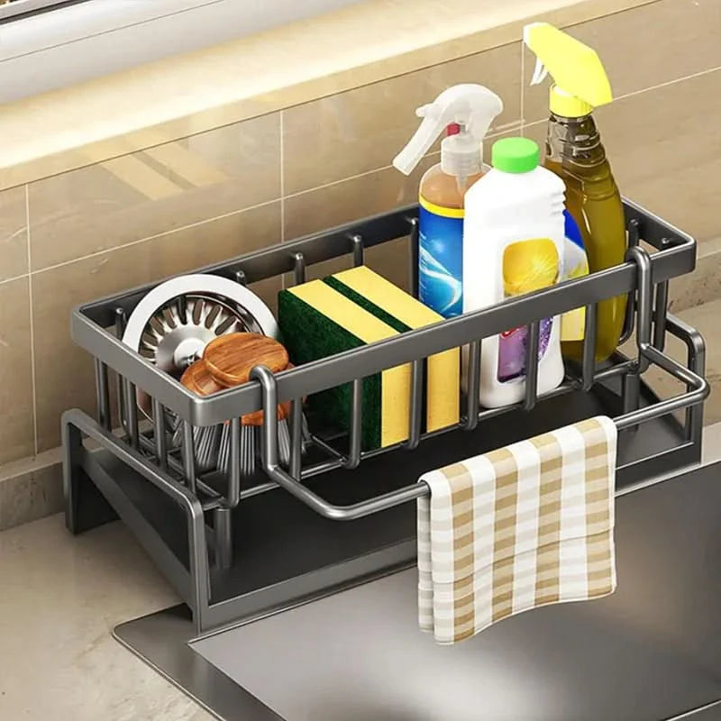 Sturdy Metal Kitchen Sink Organizer for Storage Solutions