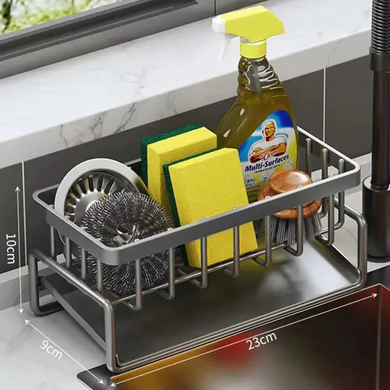 Sturdy Metal Kitchen Sink Organizer for Storage Solutions