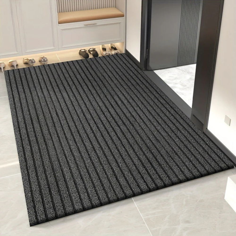 Weather-Resistant Entrance Mat with Secure Grip Backing