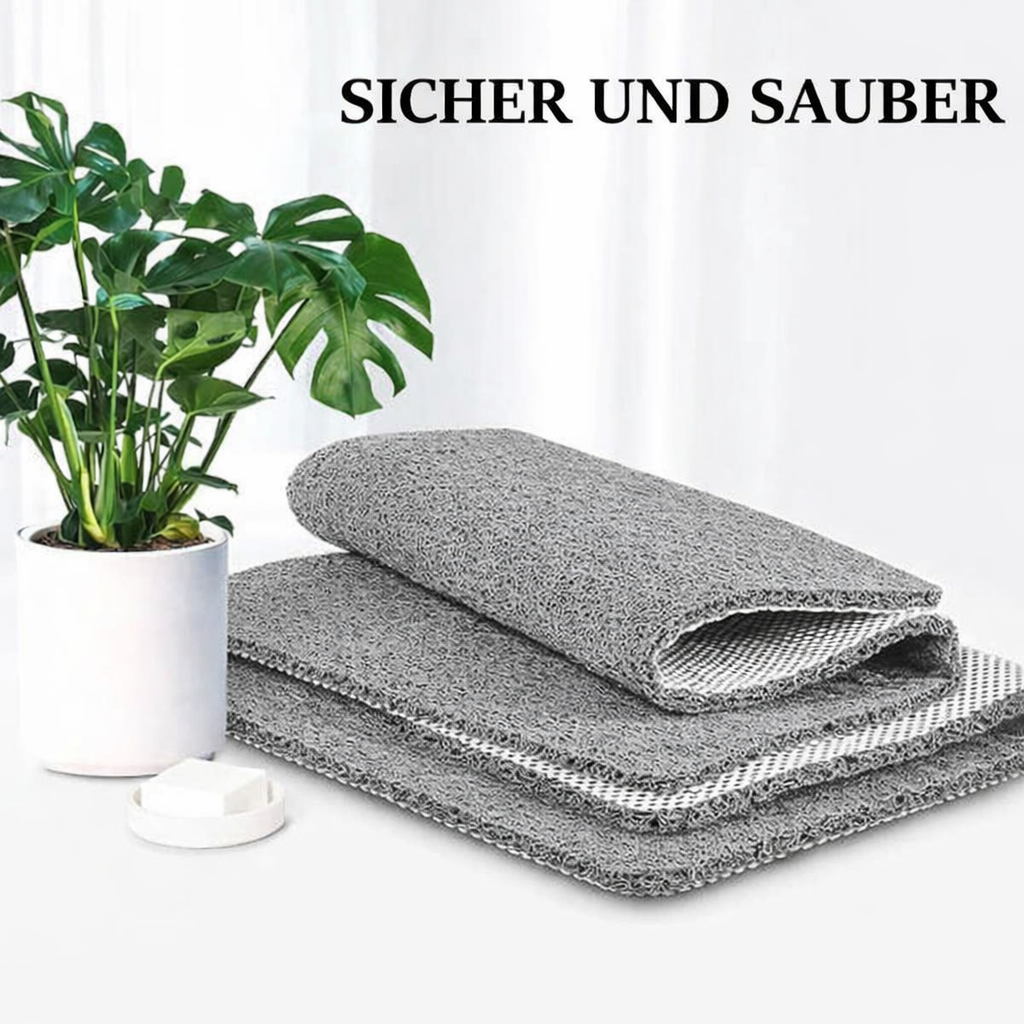 Non-Slip Bath Mat with Drainage | Quick-Drying and Easy to Clean
