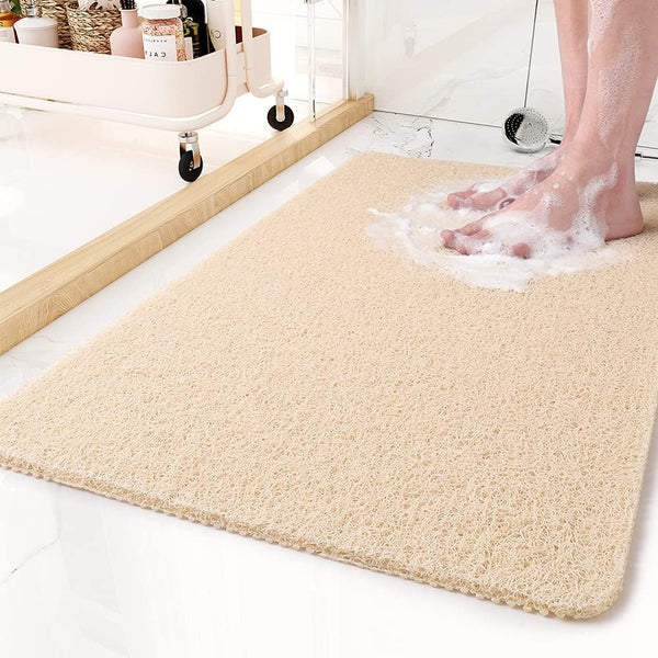 Quick-Dry Non-Slip Shower Mat with Hygienic Drainage Design
