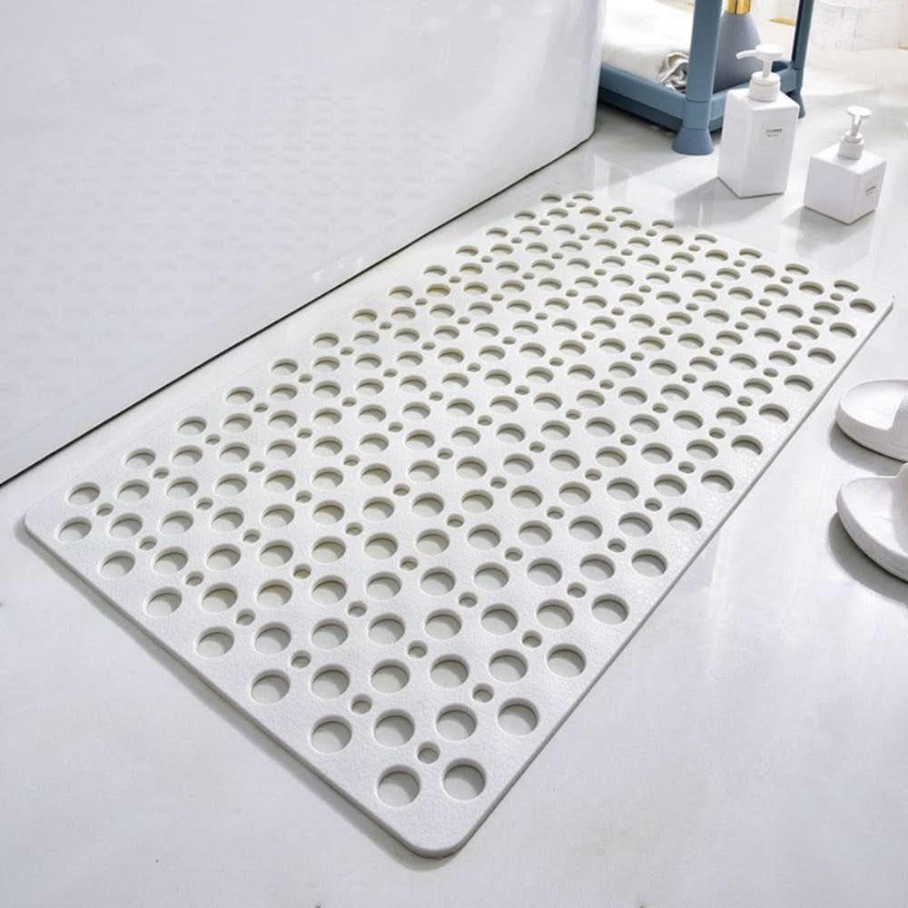 Non-Slip PVC Shower Mat with TPE | Suction Cups | Drain Holes