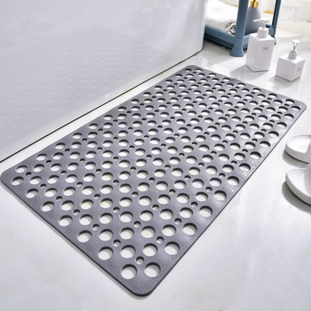 Non-Slip PVC Shower Mat with TPE | Suction Cups | Drain Holes