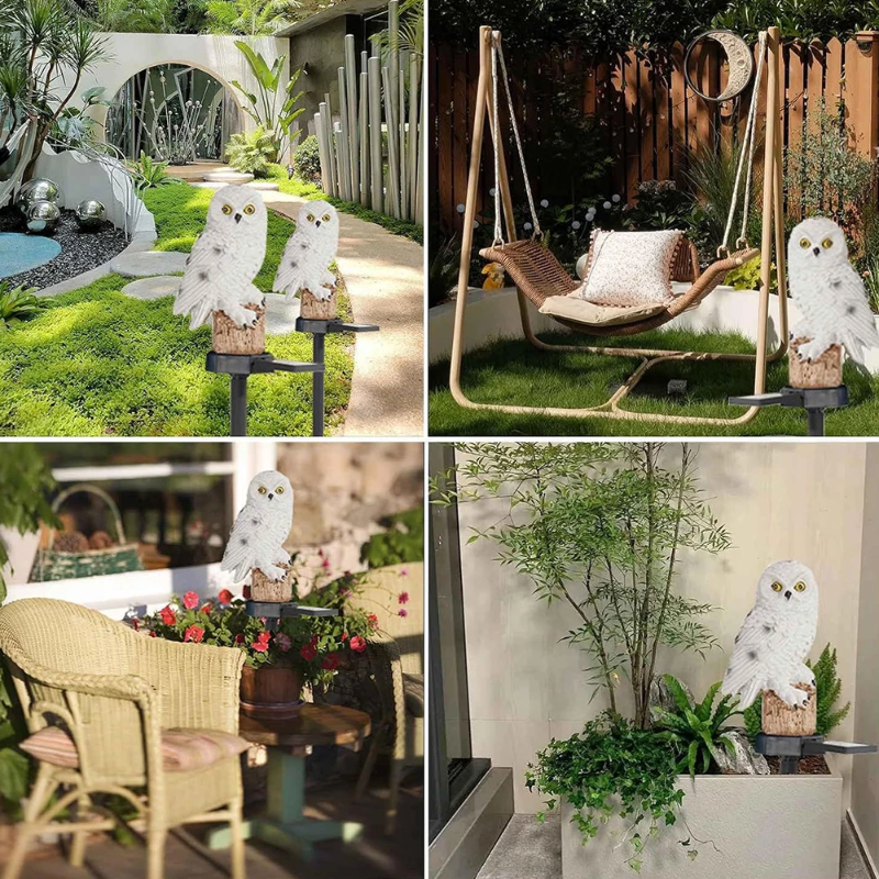 Charming Solar Owl Light for Your Garden – Weather-Resistant Design