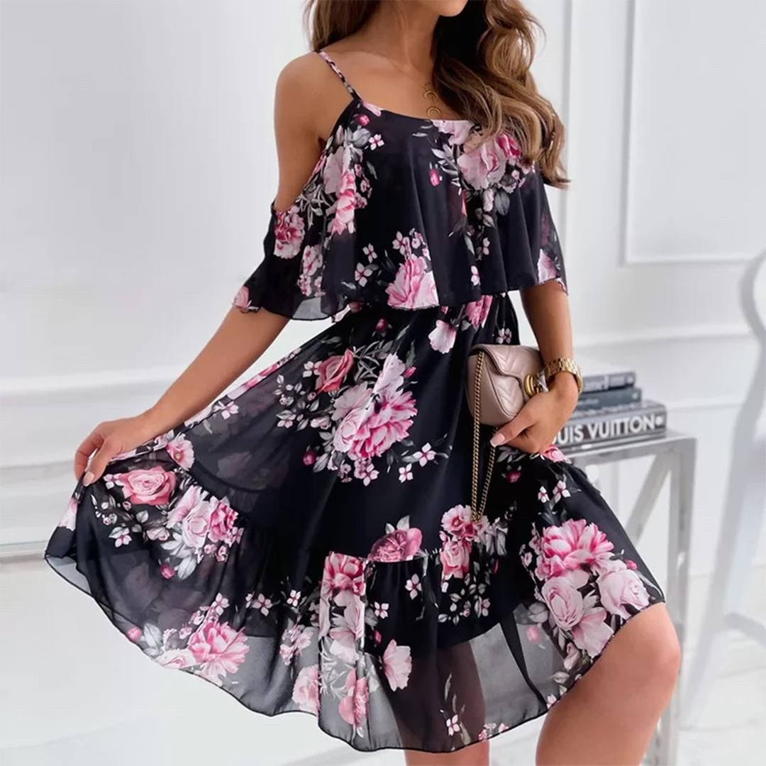 Chic Dress with Straps