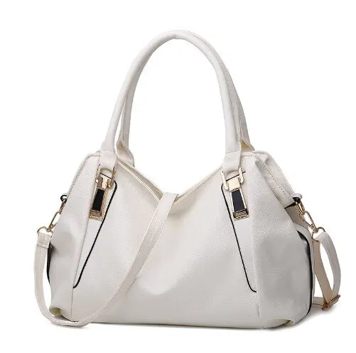 Chic Faux Leather Tote Bag for Women with Ample Storage