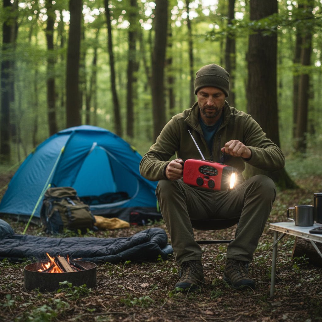 Ultimate Emergency Radio with LED Light and Hand Crank Power