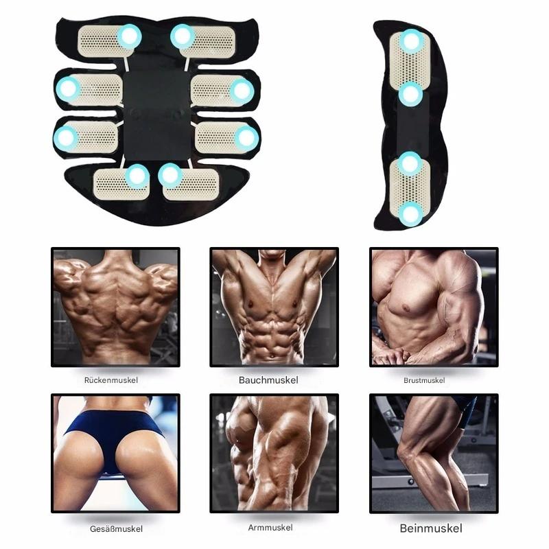 USB Rechargeable EMS Muscle Trainer for Effective Home Workouts