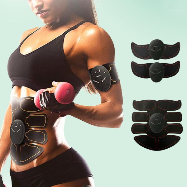 USB Rechargeable EMS Muscle Trainer for Effective Home Workouts