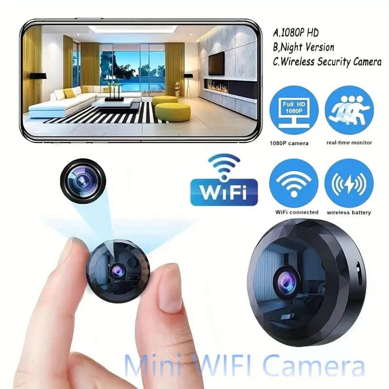 SecureView 1080P HD Wireless Surveillance Camera with Night Vision