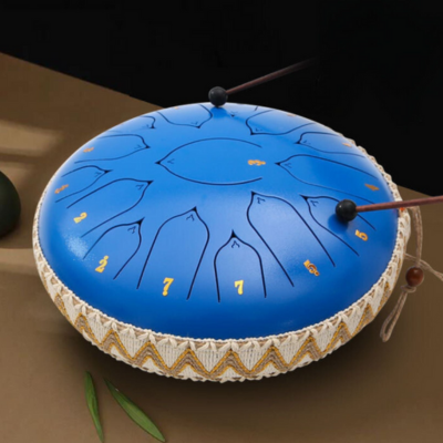 SereneSound Steel Tongue Drum for Meditation and Relaxation