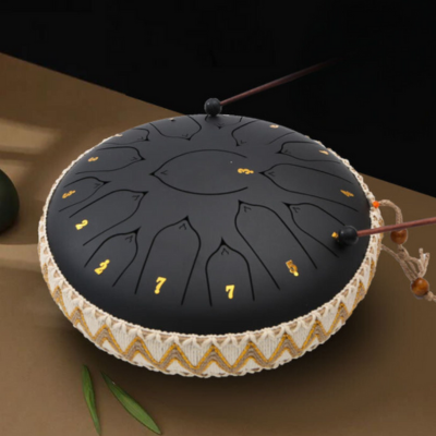 SereneSound Steel Tongue Drum for Meditation and Relaxation