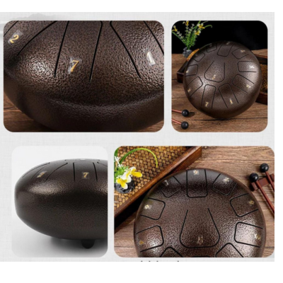 SereneSound Steel Tongue Drum for Meditation and Relaxation