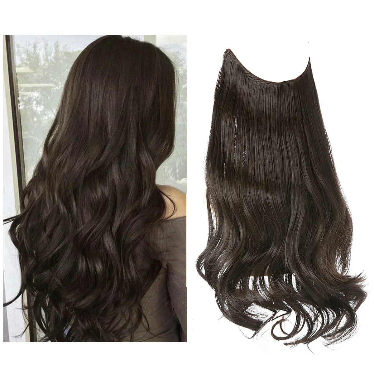 Real Hair Extensions | Seamless & Tangle-Free | Beach Waves