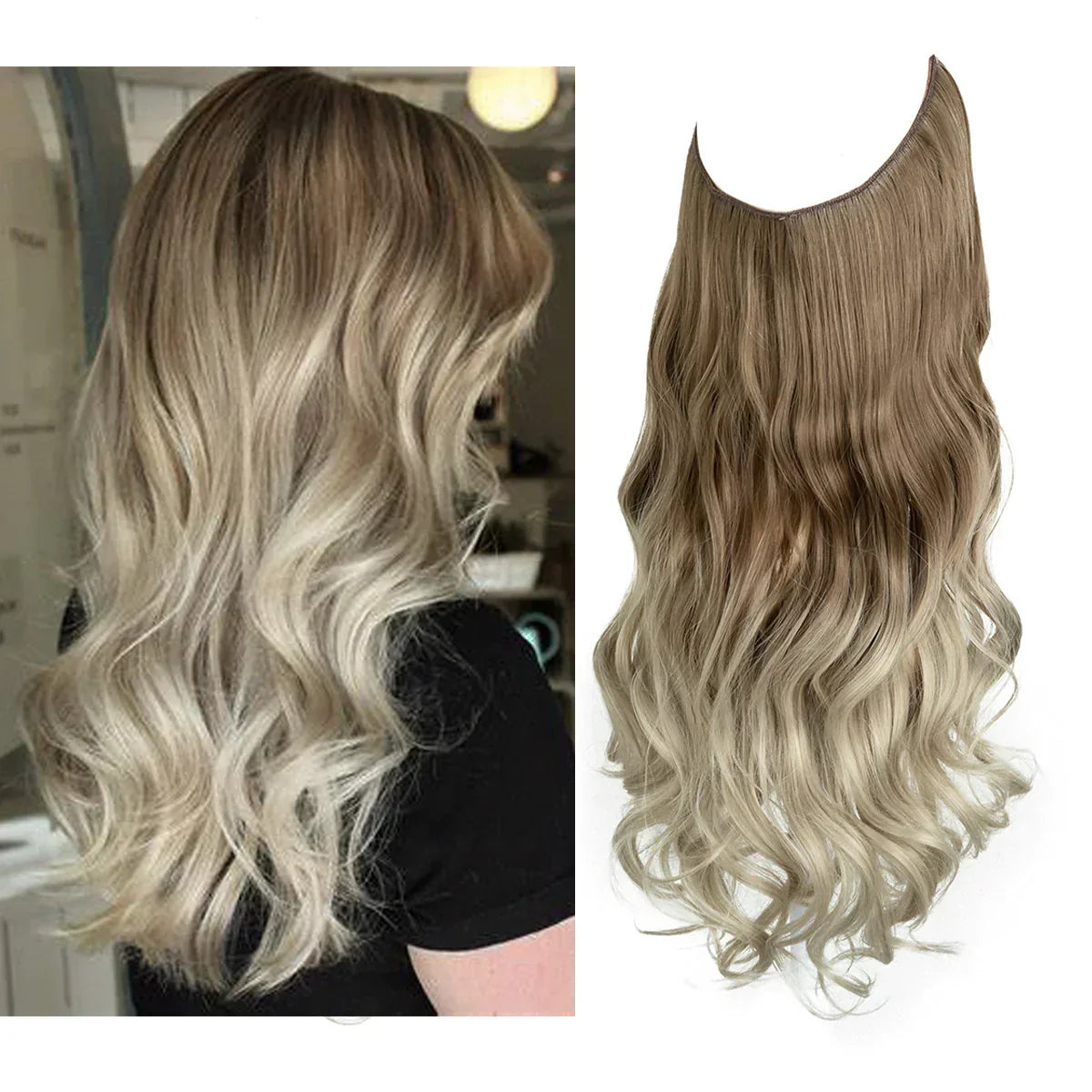 Real Hair Extensions | Seamless & Tangle-Free | Beach Waves