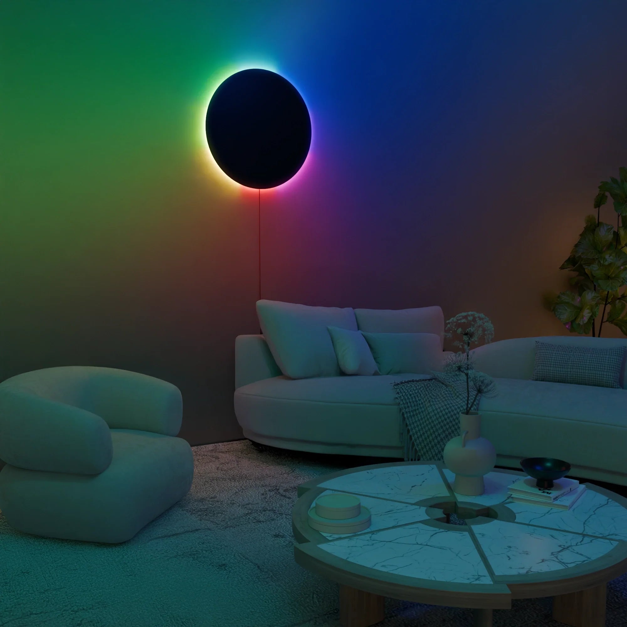 Aura Beam Wall Light - Adjustable LED Ambiance Fixture
