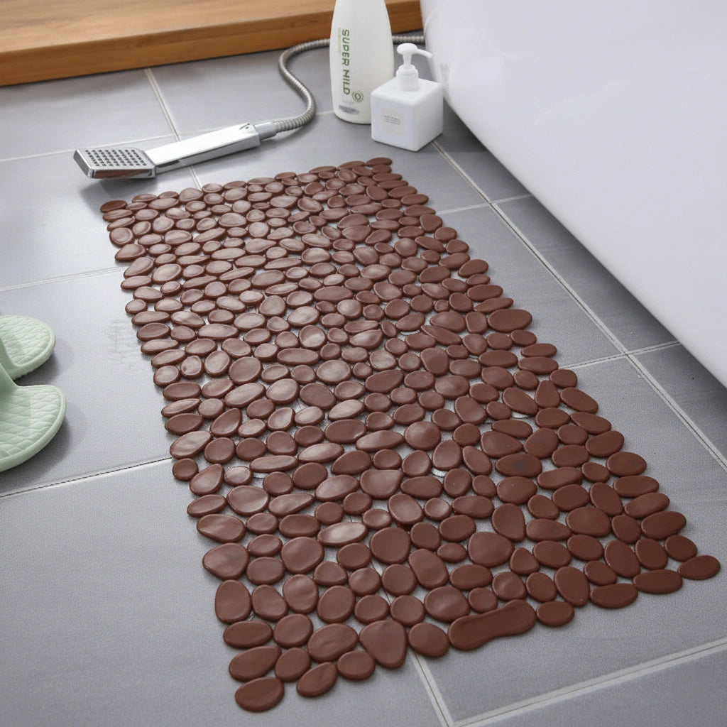 Natural Stone Shower Mat for Safe and Luxurious Comfort