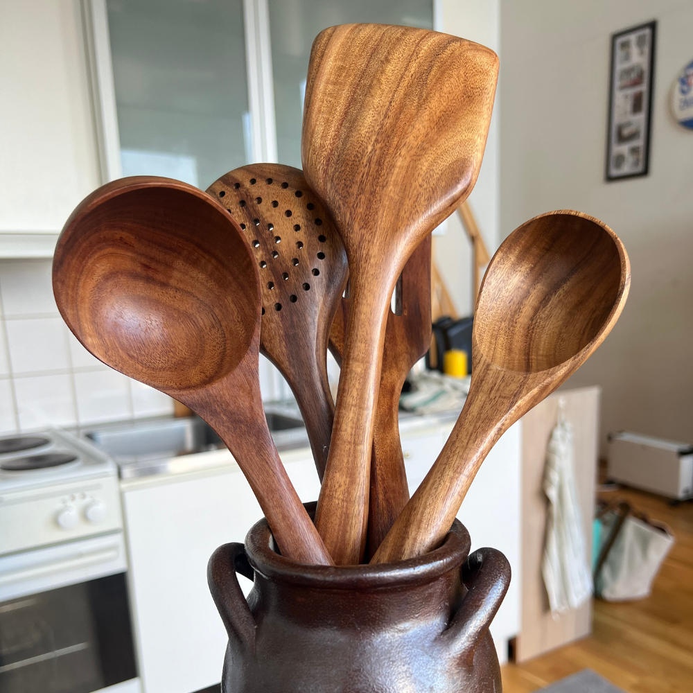 Eco-Friendly 5-Piece Kitchen Utensil Collection