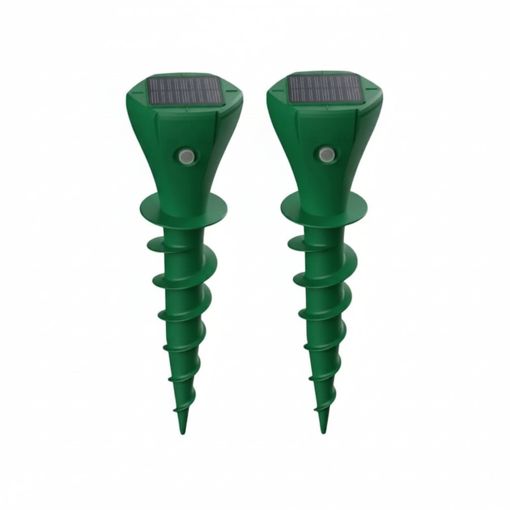 EcoGuard - Solar-Powered Mole Deterrent with Silent Vibration