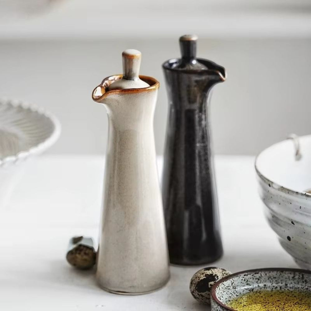 SleekGlass Oil Dispenser with Precision Spout for Effortless Pouring