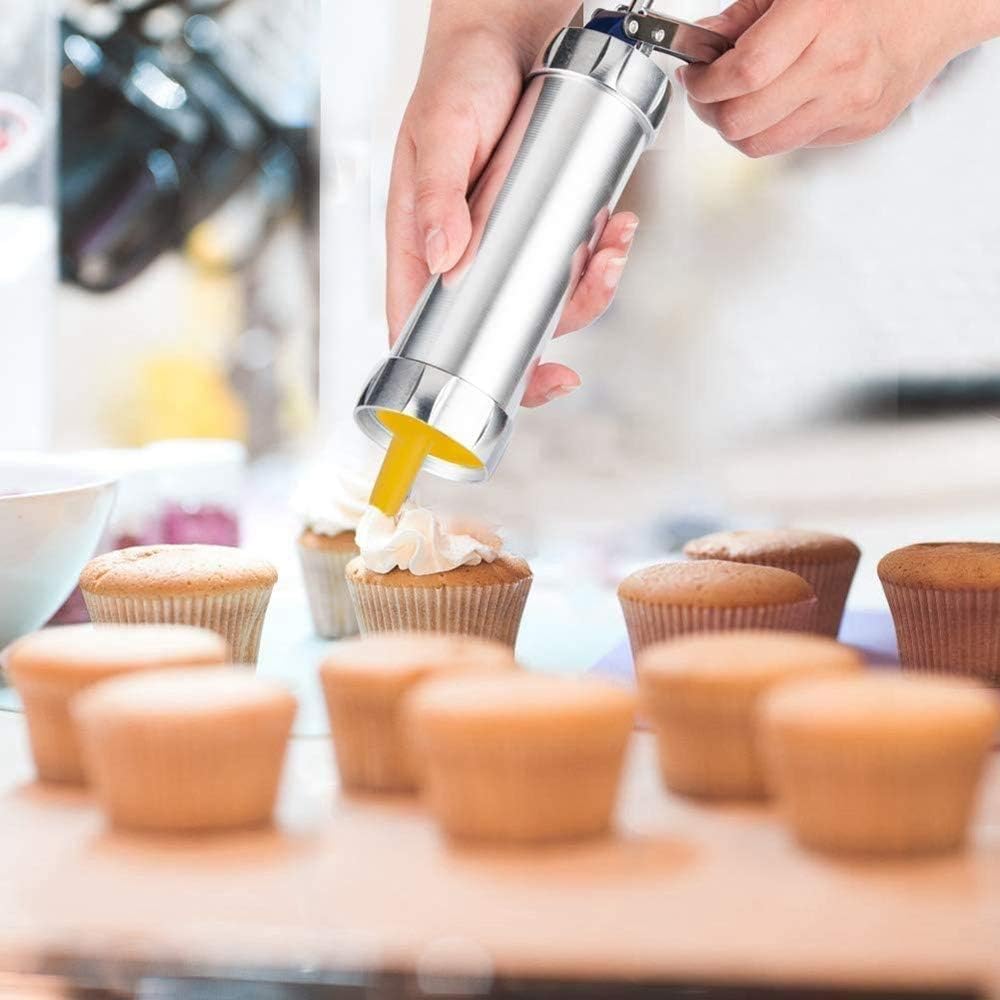 Stainless Steel Cookie Press - Ideal for Uniform Cookies