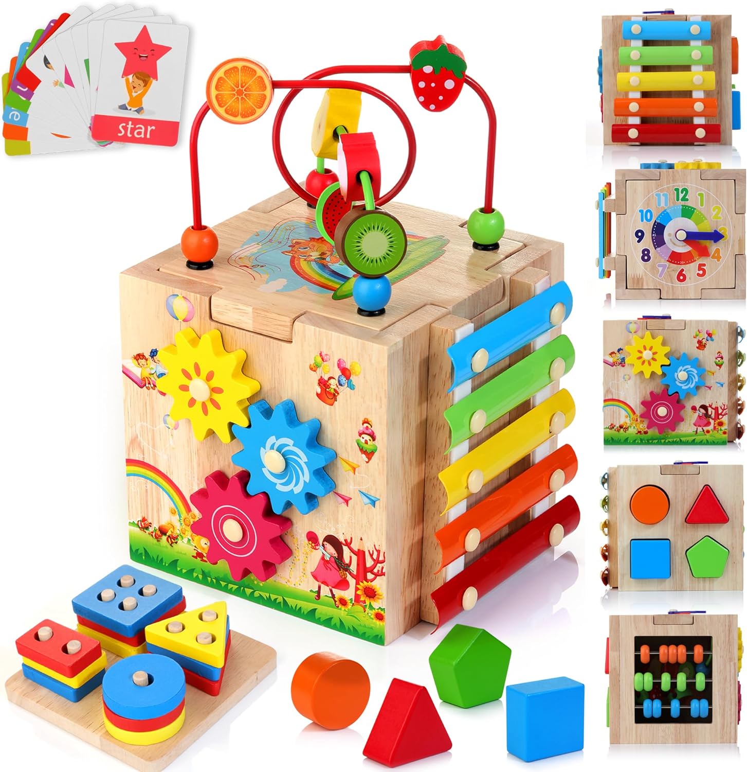 CleverCube 8-in-1 Multifunctional Learning Toy for Toddlers
