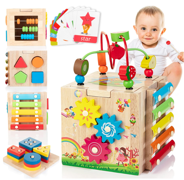 CleverCube 8-in-1 Multifunctional Learning Toy for Toddlers