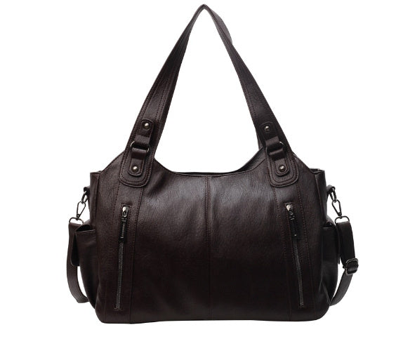 Timeless Leather Shopping Bag | Elegant Design | Valenza