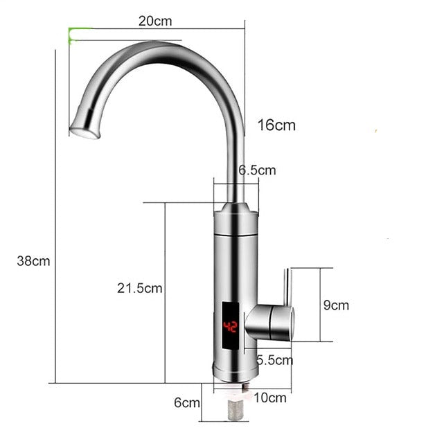 Instant Access Hot and Cold Water Kitchen Faucet