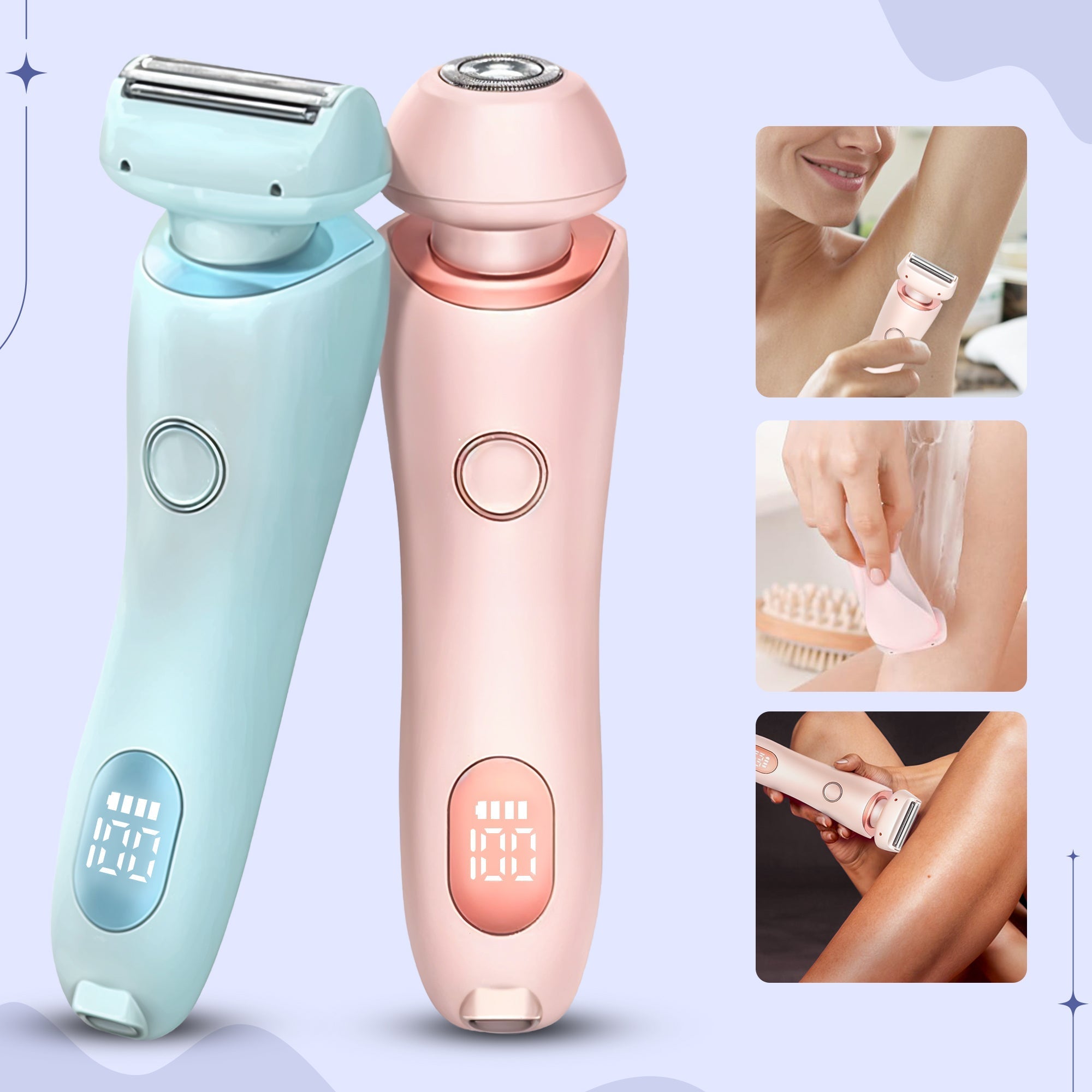 SmoothGlide – Rechargeable Travel Razor for Effortless Shaving